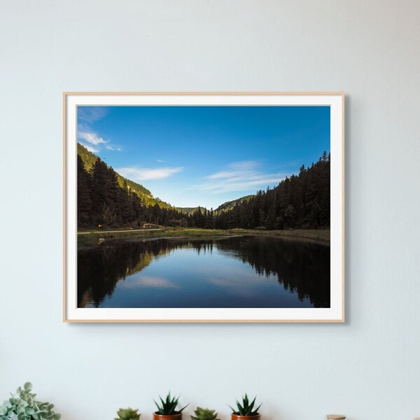 South Dakota Photography - Spearfish Canyon Print, Black Hills SD Art, Color or Black and White Option