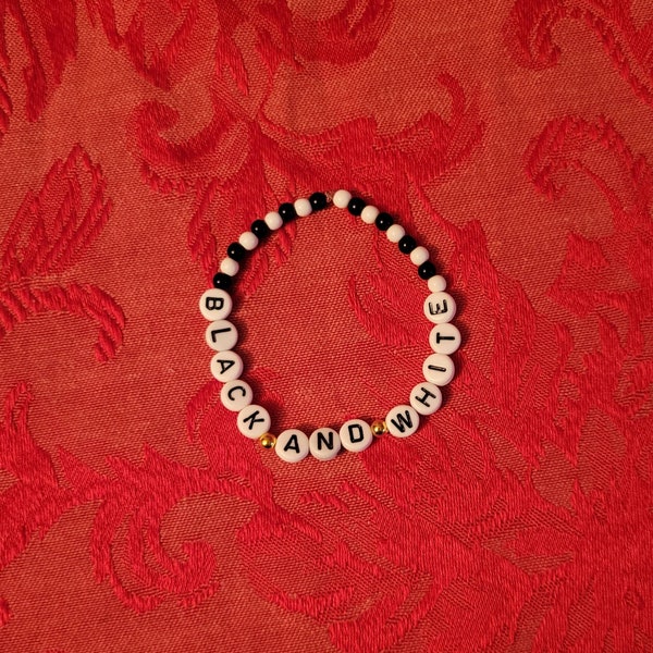 Black And White Bracelet ~ Niall Horan