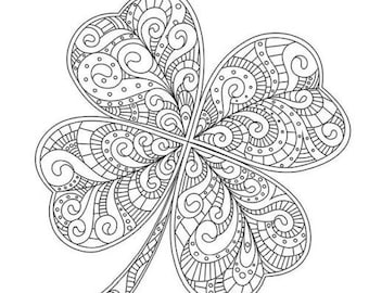 St Patrick's day colouring sheets