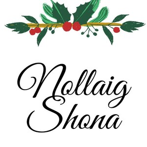 Nollaig Shona poster Irish poster