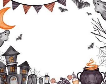 Halloween page borders/frame