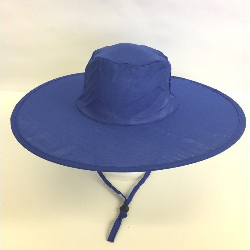 Blue Pop up Sun Hat - Etsy India