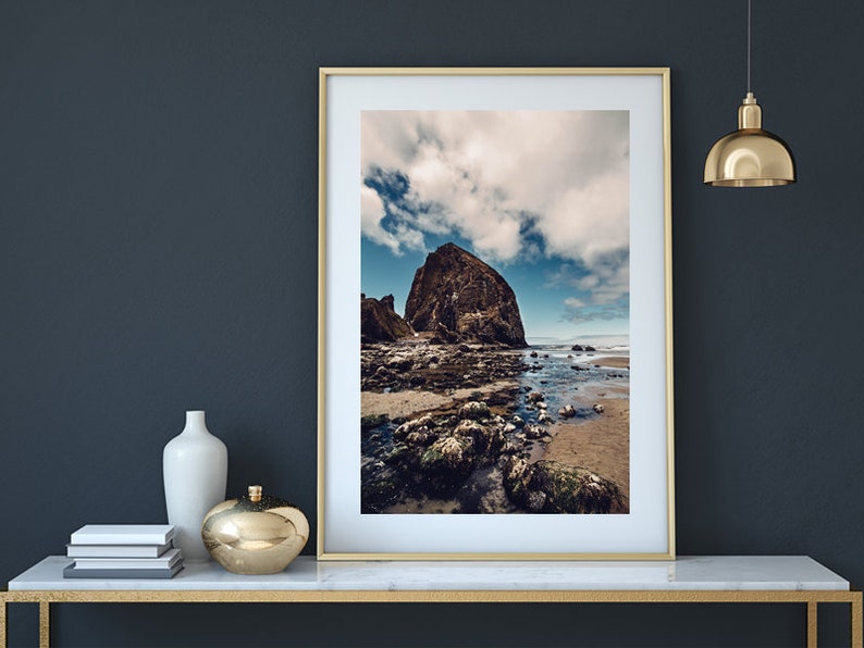 Summer Coastal Photography Haystack Rock Canon Beach Tidepool Oregon Coast