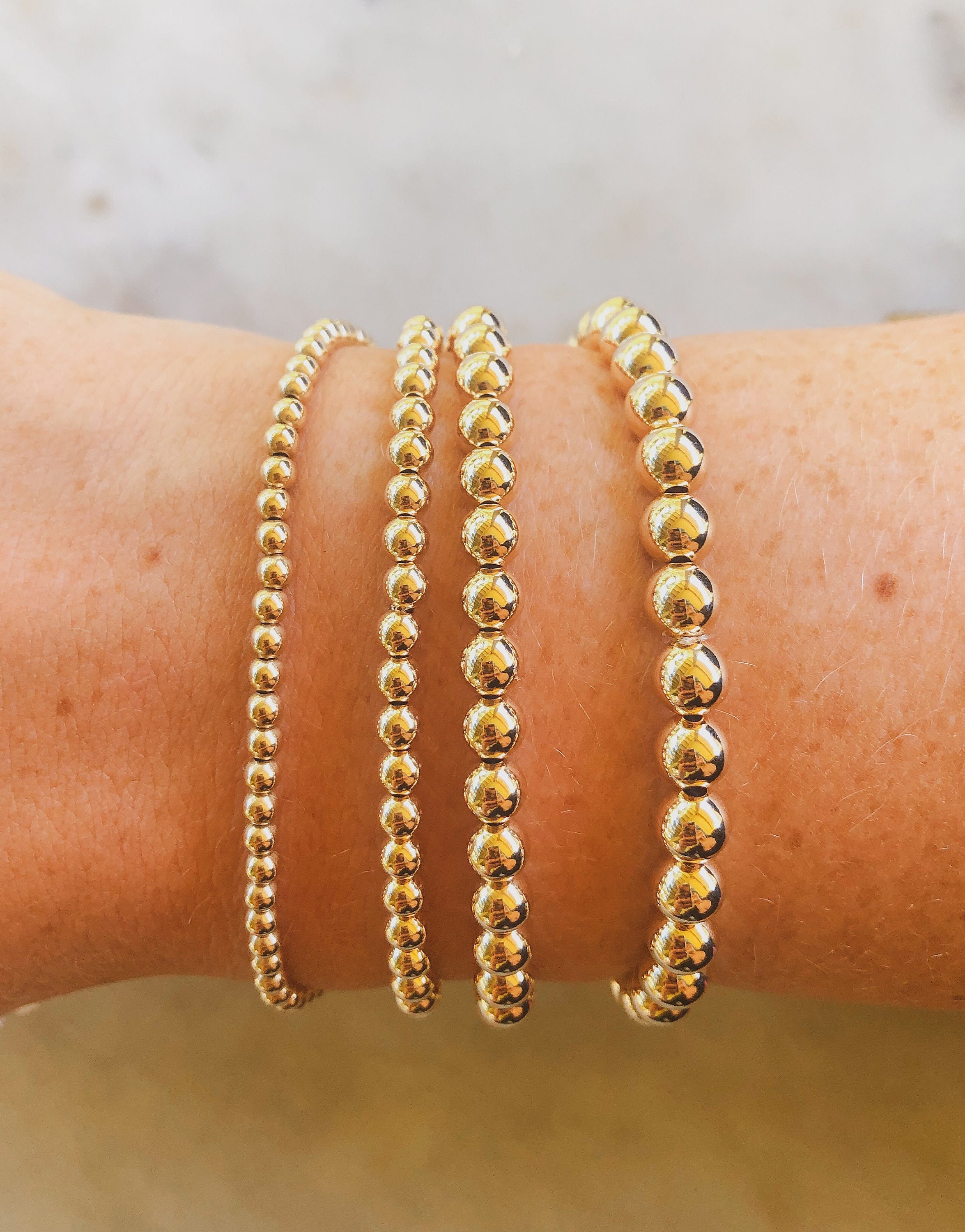 Gold Stretch Cross Bracelet - Etsy Mini Stretch Bracelet Elegant Chic Gold Plated Stackable Jewelry Gift display picture 1