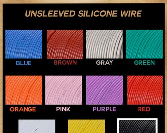 Cables individuales de silicona SFX sin funda (incluido 12vhpwr) (No apto para Corsair Tipo 5)