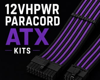 Paracord 12VHPWR ATX Kits (not for Founder's Editions or Type 5 Corsair)