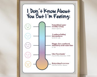 Feelings Thermometer  (Swiftie Edition)