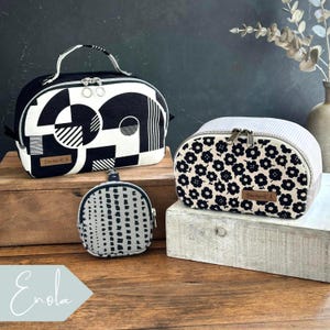 Enola-etui in 3 maten - cosmetische tasjes - PDF-naaipatroon A4/A0 Duits, Unikati Bag Design