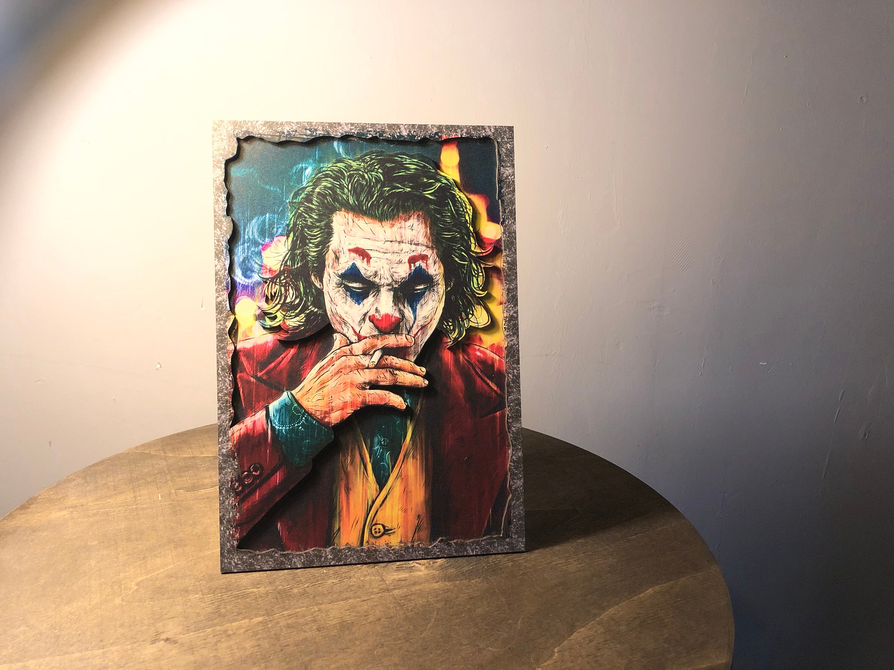 3d Joker Wall Art for Home/Office Decor/Joker Batmans Enemy Etsy