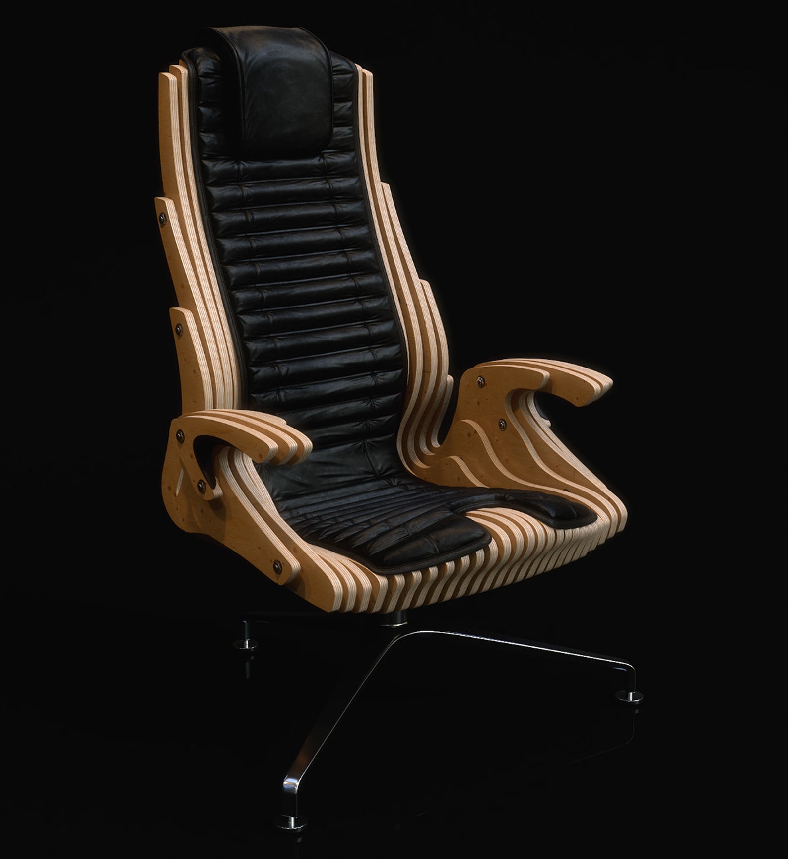 Plywood Office Chair