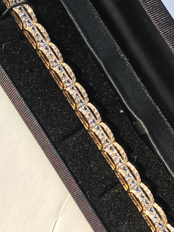 Golden Tennis bracelet