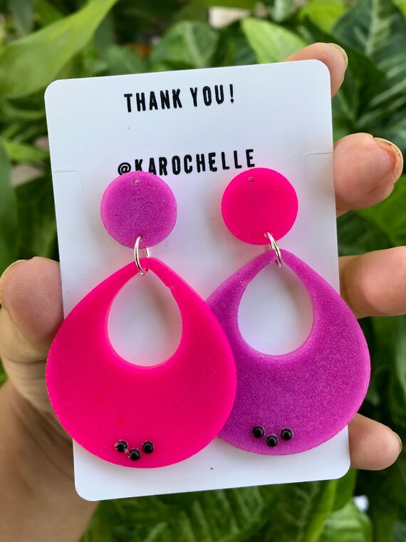 Glow stick cheap earrings