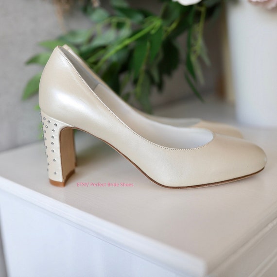 luxury block heels
