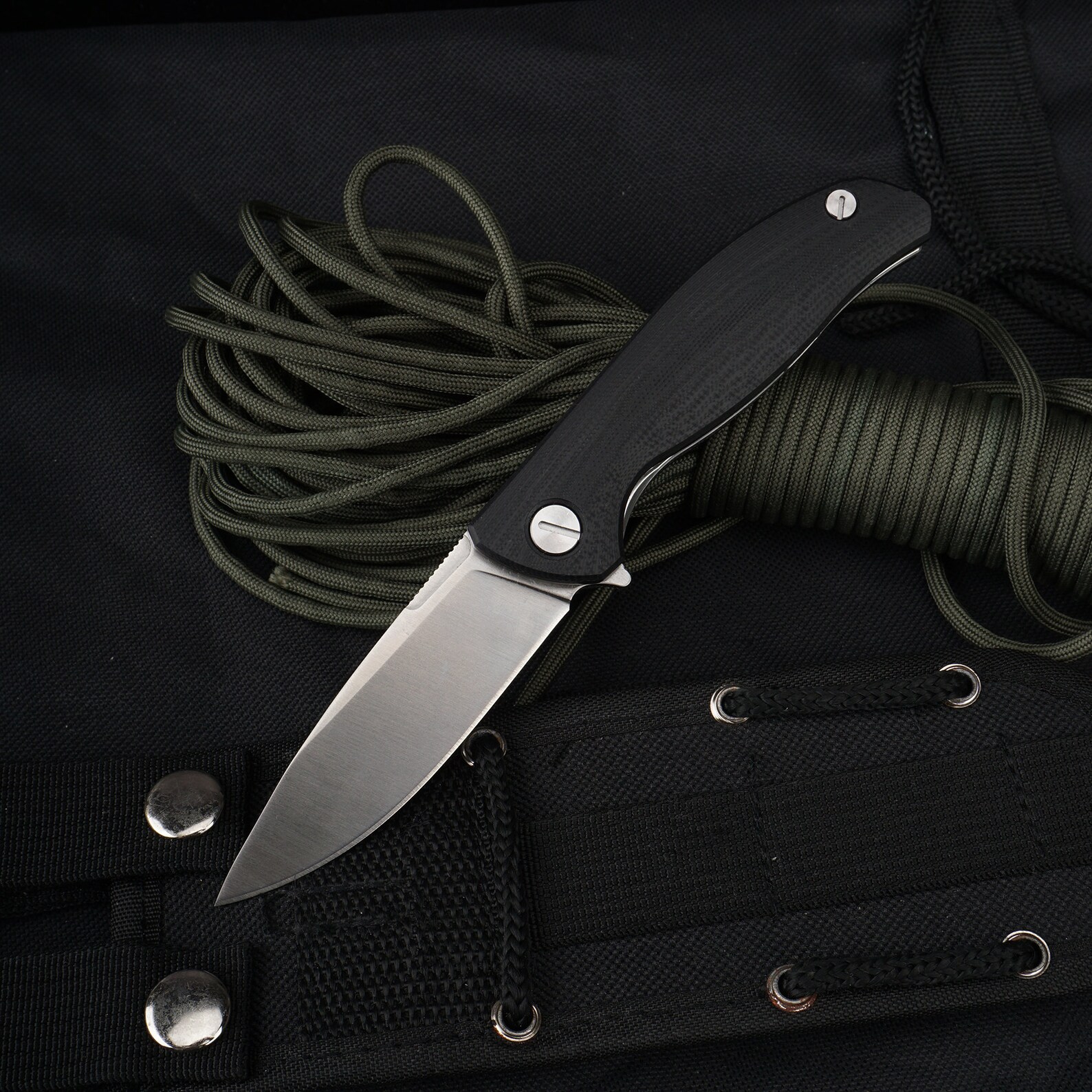 Folding Pocket Flipper Knife with 440C Spey Point Blade w Etsy