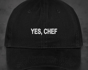 Yes, Chef Embroidered Hat: Culinary Gift