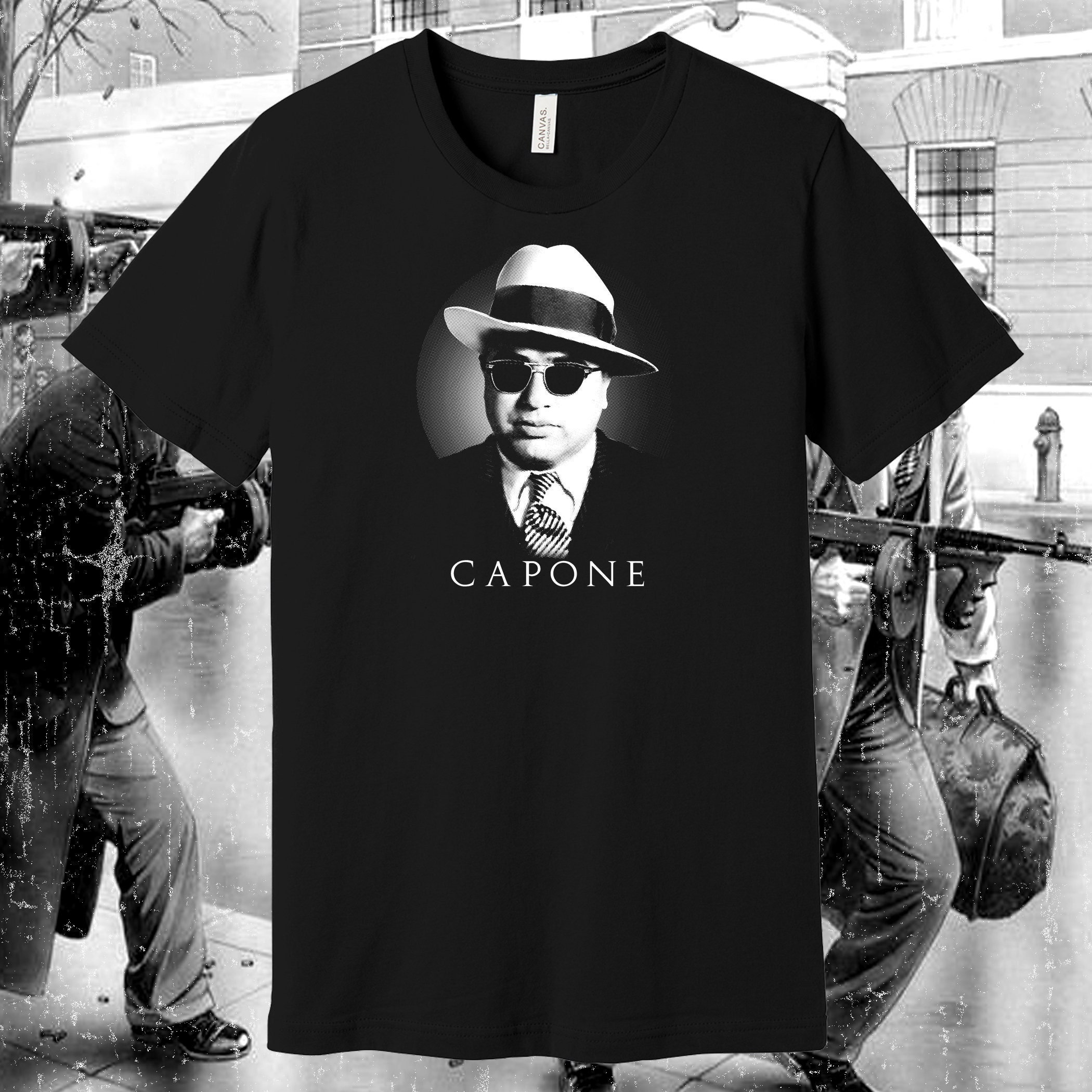 1*e様 00s AL CAPONE Tシャツ XL fashion victi Al Capone the Original American Gangster T-shirt - Etsy