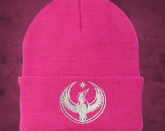 Embroidered Minnesota Loon Beanie, Rebel Alliance Protest Cap