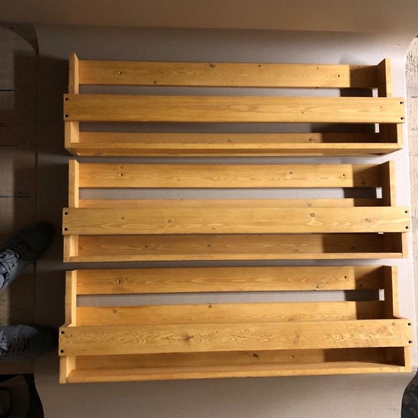 New Wood Wall Mounted Shoe Rack Storage