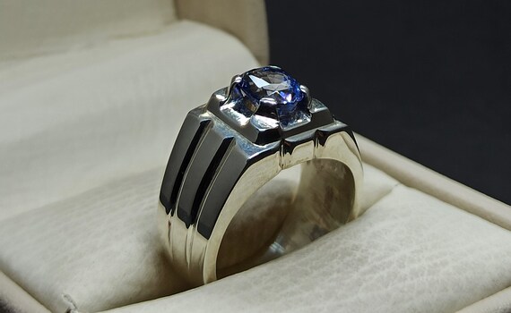 Blue Sapphire RING Neelam Ring 9.00 Carat 9.25 RATTI AAA+ Quality Natural Blue  Sapphire Neelam GOLD
