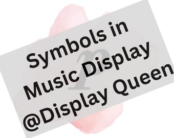 Symbols in Music Display Poster pack