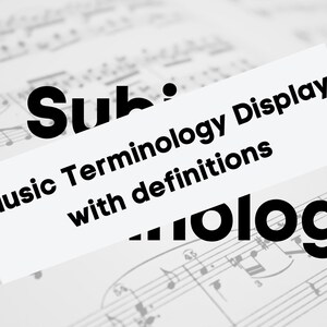 Musical Lexicon: Music Terminology Display with Definitions