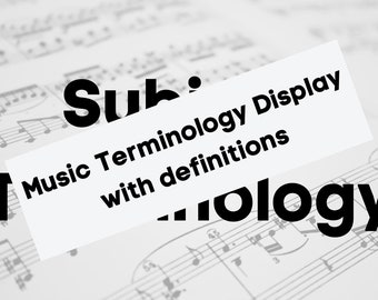 Musical Lexicon: Music Terminology Display with Definitions