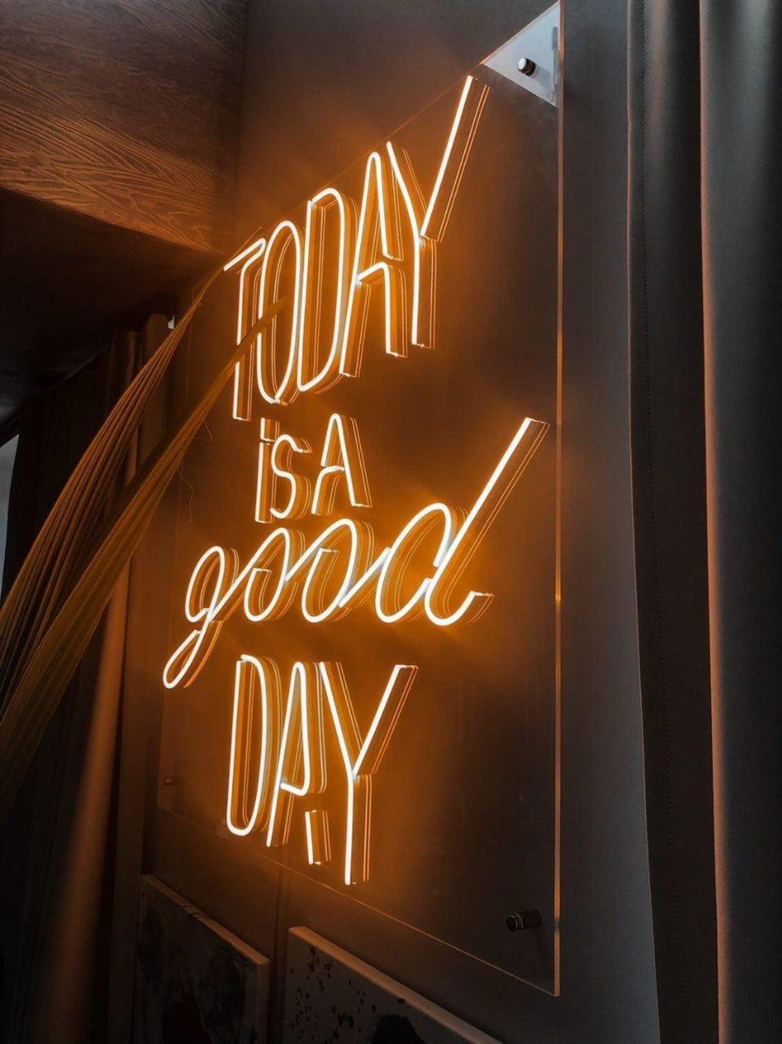 Today is a good day Neon Sign Flex Neon Light Custom Neon Sign Etsy