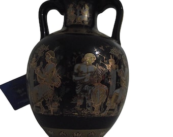 Handgemachte griechische Amphorenvase: Mythologie-Keramik-Replik