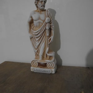 Nuovo Antico Antica Mitologia Asclepio Dio della Medicina Guarigione Mitologia Greca Statua del Dio della Salute Asclepio Asclipios