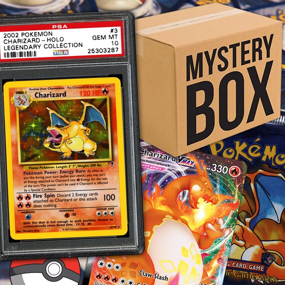 Pokemon MYSTERY BOX Vintage & Sealed TCG Cards 1st Edition Etsy