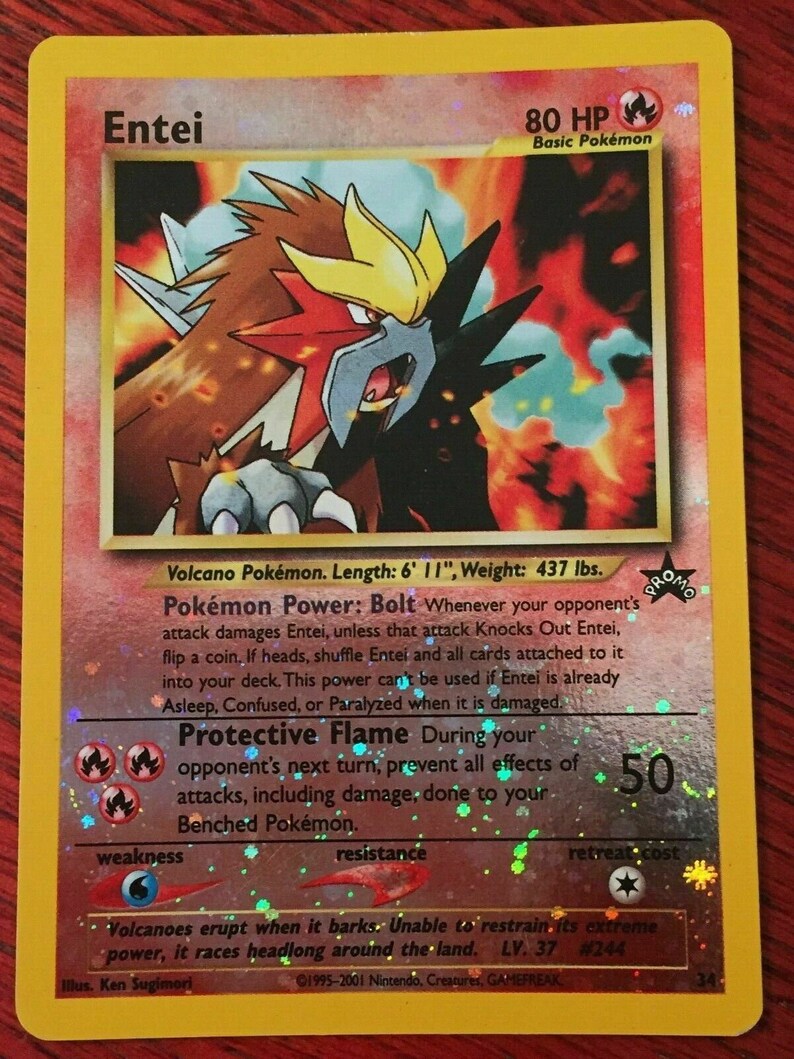OLD Pokemon Card VINTAGE Lot 1 Holo TCG Cards 1st Edition | Etsy