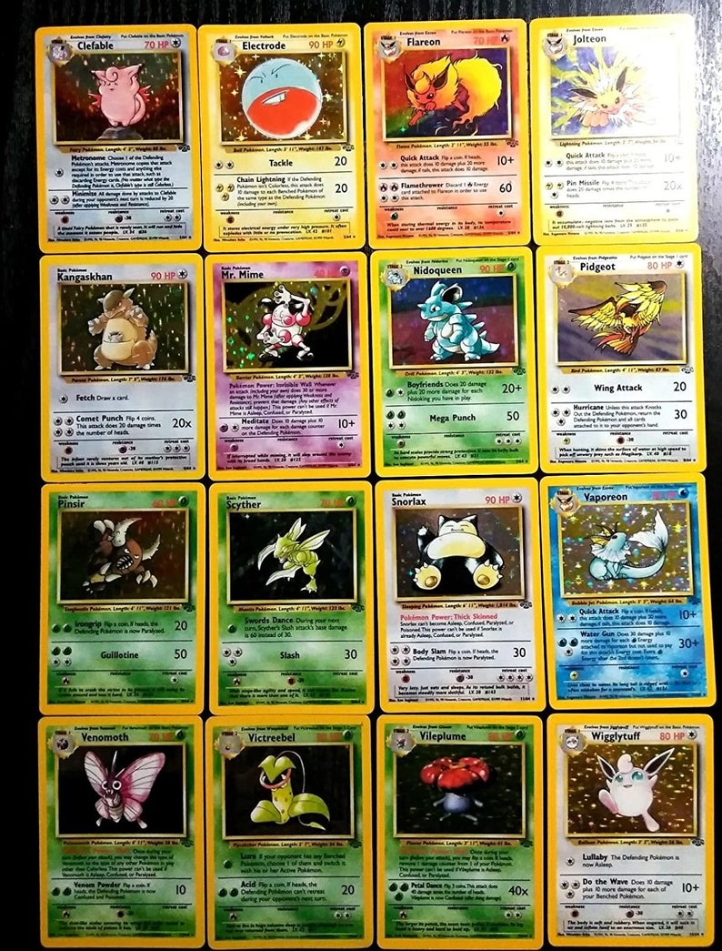OLD Pokemon Card VINTAGE Lot 1 Holo TCG Cards 1st Edition Etsy old-pokemon-card-vintage-lot-1-holo-tcg-cards-1st-edition-etsy