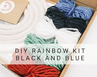 Christmas gift Macrame rainbow kit Craft kits Craft kits for adults Care package