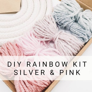 Christmas gift Macrame rainbow kit Craft kits Craft kits for adults Care package