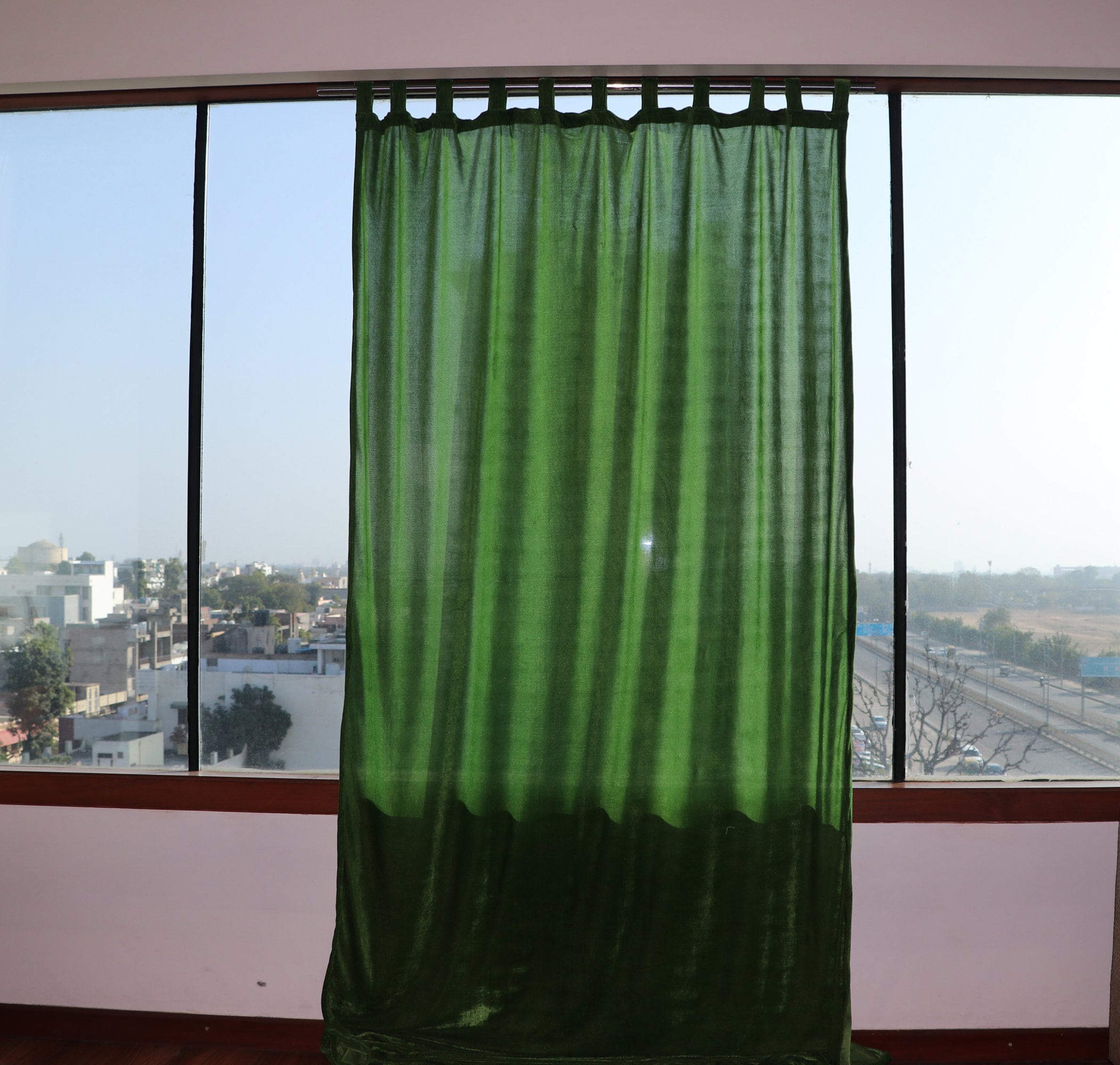 Ultra Luxe grün samt Vorhang Boho Fenster Vorhang Wohnzimmer | Etsy