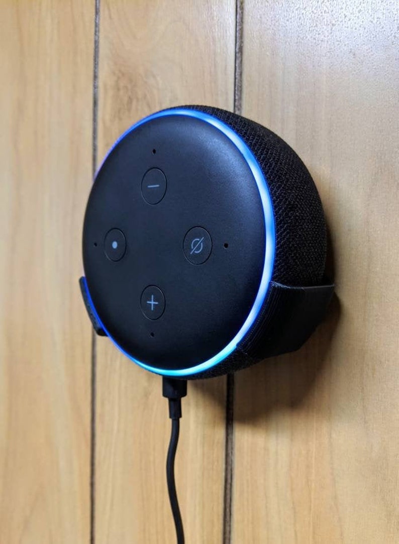 Amazon Alexa Echo Dot 3rd Gen Wall Mount Two Prong Undermount Etsy