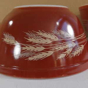 Pyrex Autumn Harvest Mixing Bowl Set 4 Bowl Set image 6