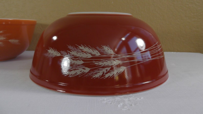 Pyrex Autumn Harvest Mixing Bowl Set 4 Bowl Set image 2