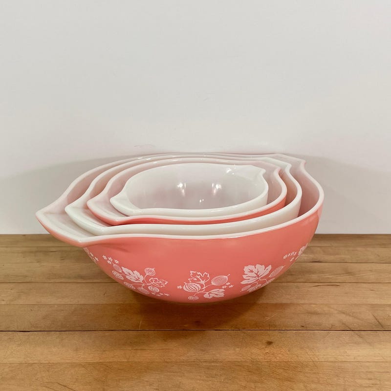 Pink Pyrex Bowls - Etsy