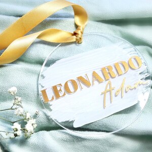 Personalized Acrylic Name Plaque Keepsake