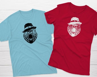 Gangster Bear Shirt Etsy