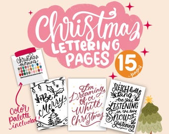 Dibujo navideño con Procreate / Cuaderno de ejercicios / Dibujo / Herramientas para iPad / Apple Pencil / Letras / Letras para iPad / Arte