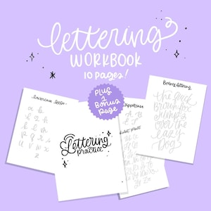 Procreate Lettering Practice Workbook / Procreate / Lettering Practice/