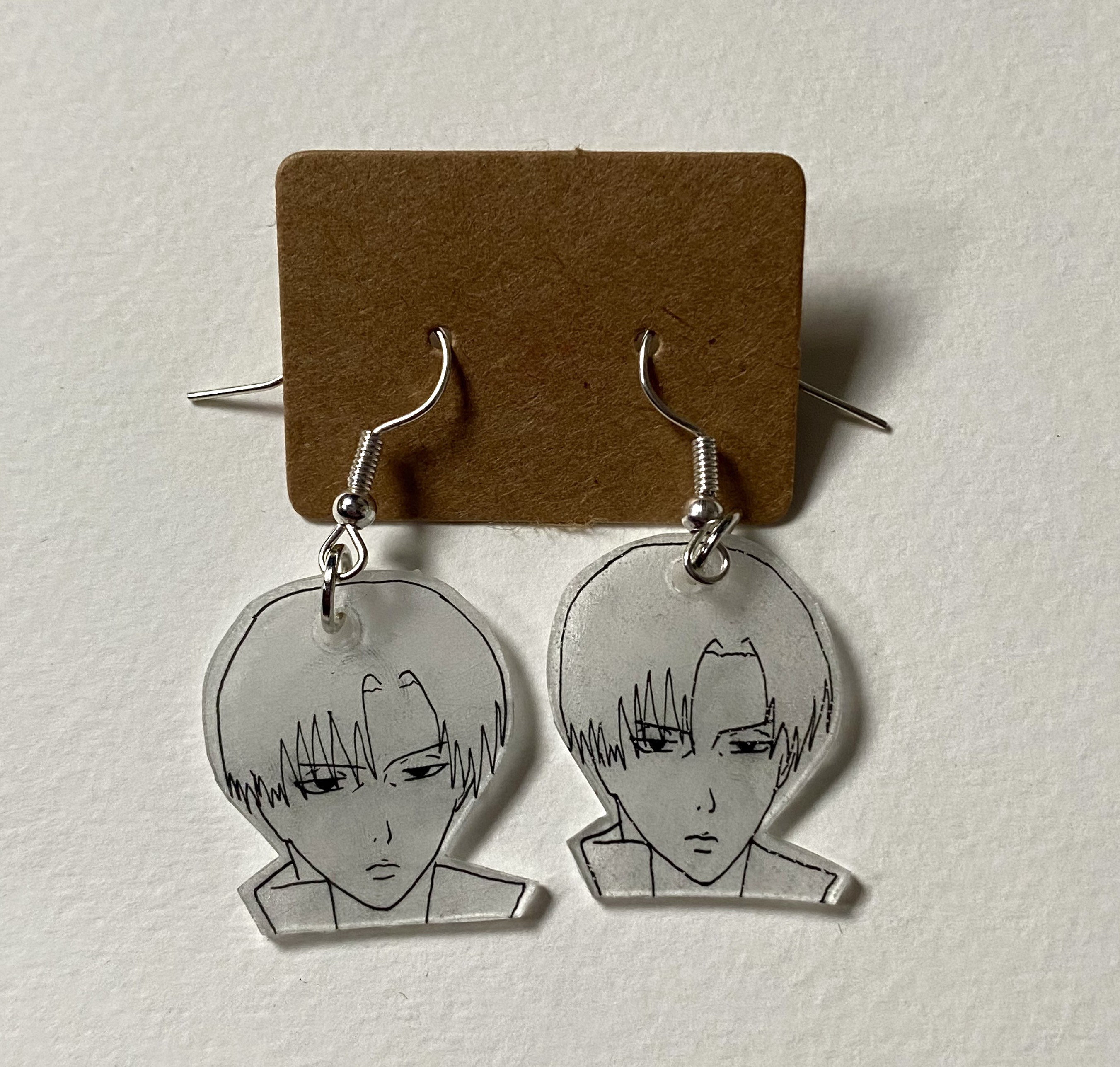 AOT Levi Inspired Earrings | Etsy