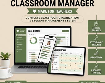 Teacher Classroom , Student Management System ,  Lesson Planner ,  Attendance Tracker   - Gradebook - Dashboard