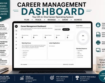 Job Application Tracker | Career Planner | Interview Organizer | Professional Growth Dashboard