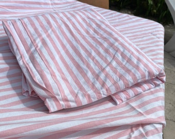 70s striped sheet | Etsy Wabasso 1970s Striped Pillowcases