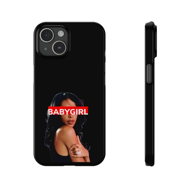 Retro Aaliyah Babygirl iPhone Phone Case - 90s Hip-Hop Icon, Protective Cover, Nostalgic Gift- Phone Cases