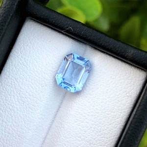 Blue aquamarine ,Santa Maria, aquamarine minerals, aquamarine stone, aquamarine gemstones, jewelry, wedding gift ,aquamarine ring 2.5 CT