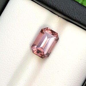 Deep Pink Natural Kunzite, Loose Gemstone, Emerald Cut Kunzite Faceted Stone, Gemstone Jewelry, engagement ring jewelry, kunzite - 2.70 CT